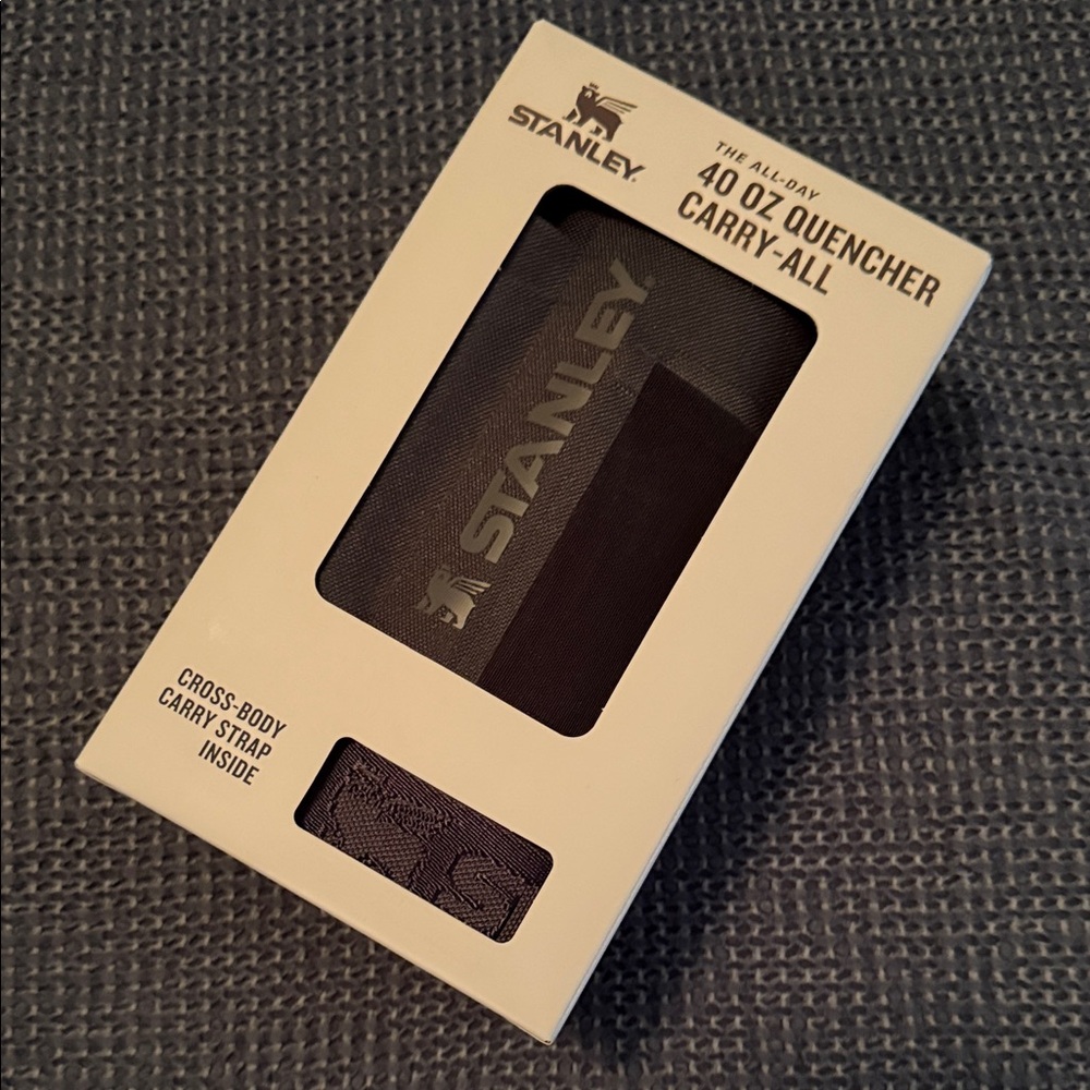 Stanley Black Quencher Carry-All with Strap